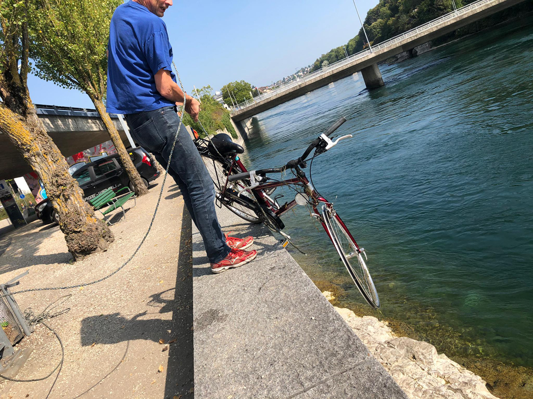 Fahrrad Bergung Delphin Schaffhausen